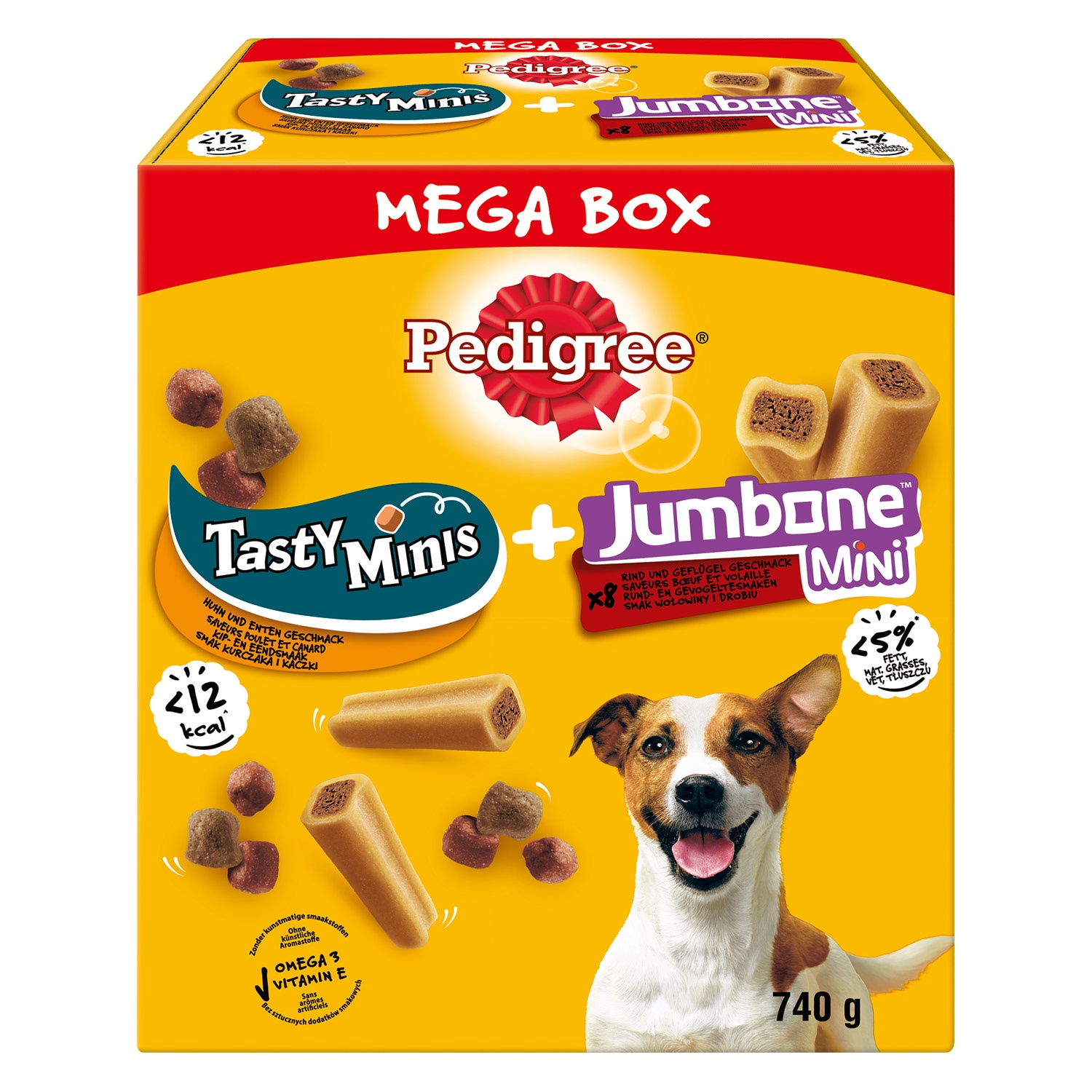 PEDIGREE® Mega-Snackbox 740 g