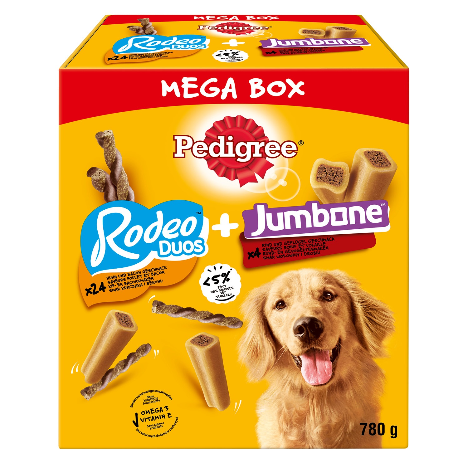 PEDIGREE® Mega-Snackbox 780 g