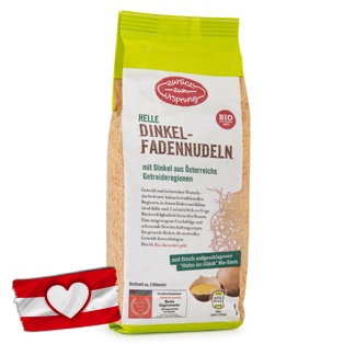 ZURÜCK ZUM URSPRUNG BIO-Dinkelnudeln hell, Fadennudeln