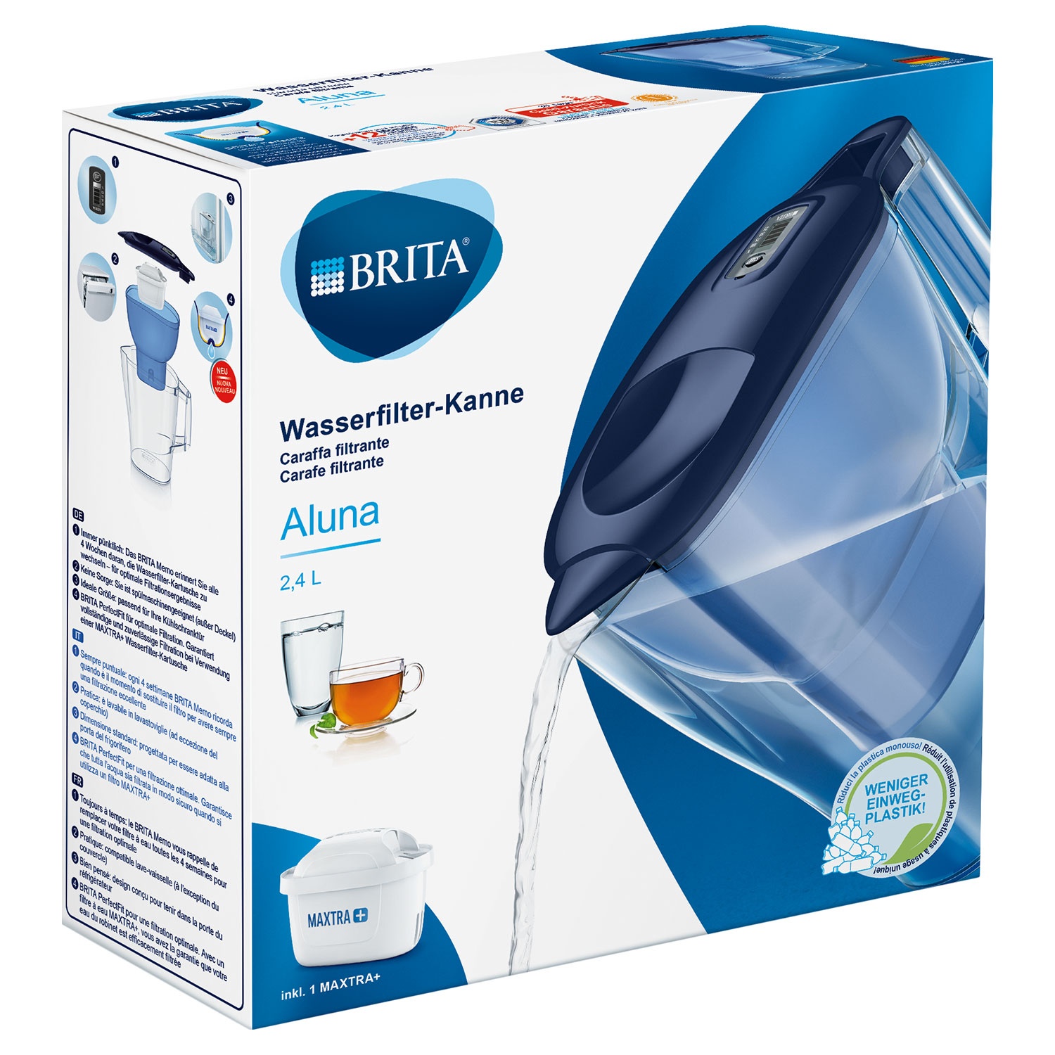 BRITA® Wasserfilter-Kanne Aluna