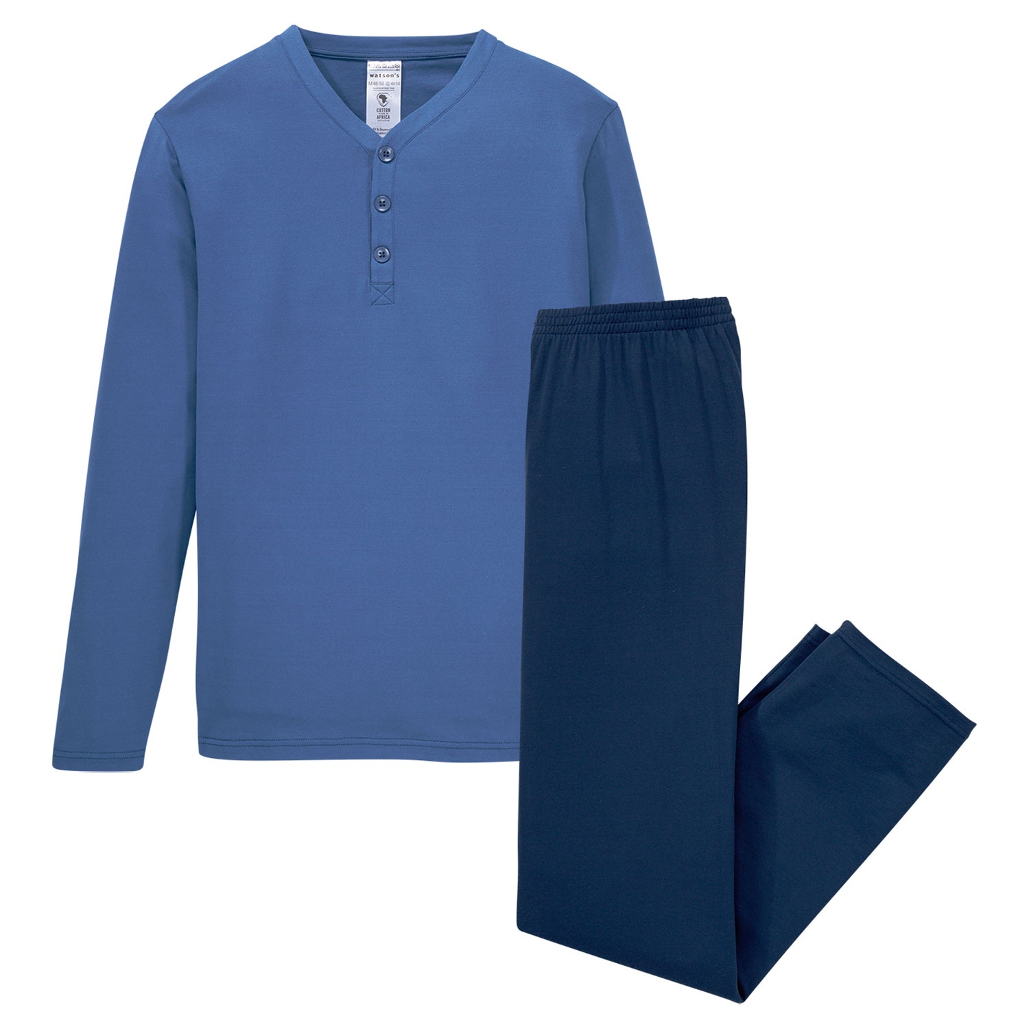 WATSON´S Herren Pyjama, Mikrofaser ALDI SÜD