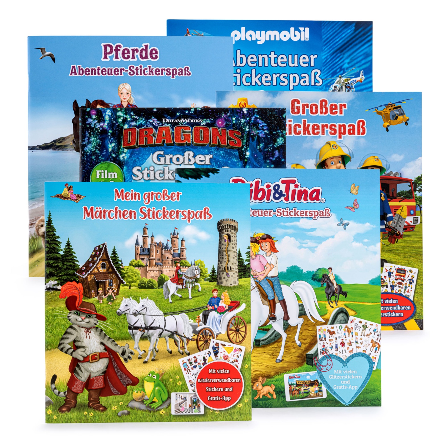 Panorama-Stickerbuch mit App