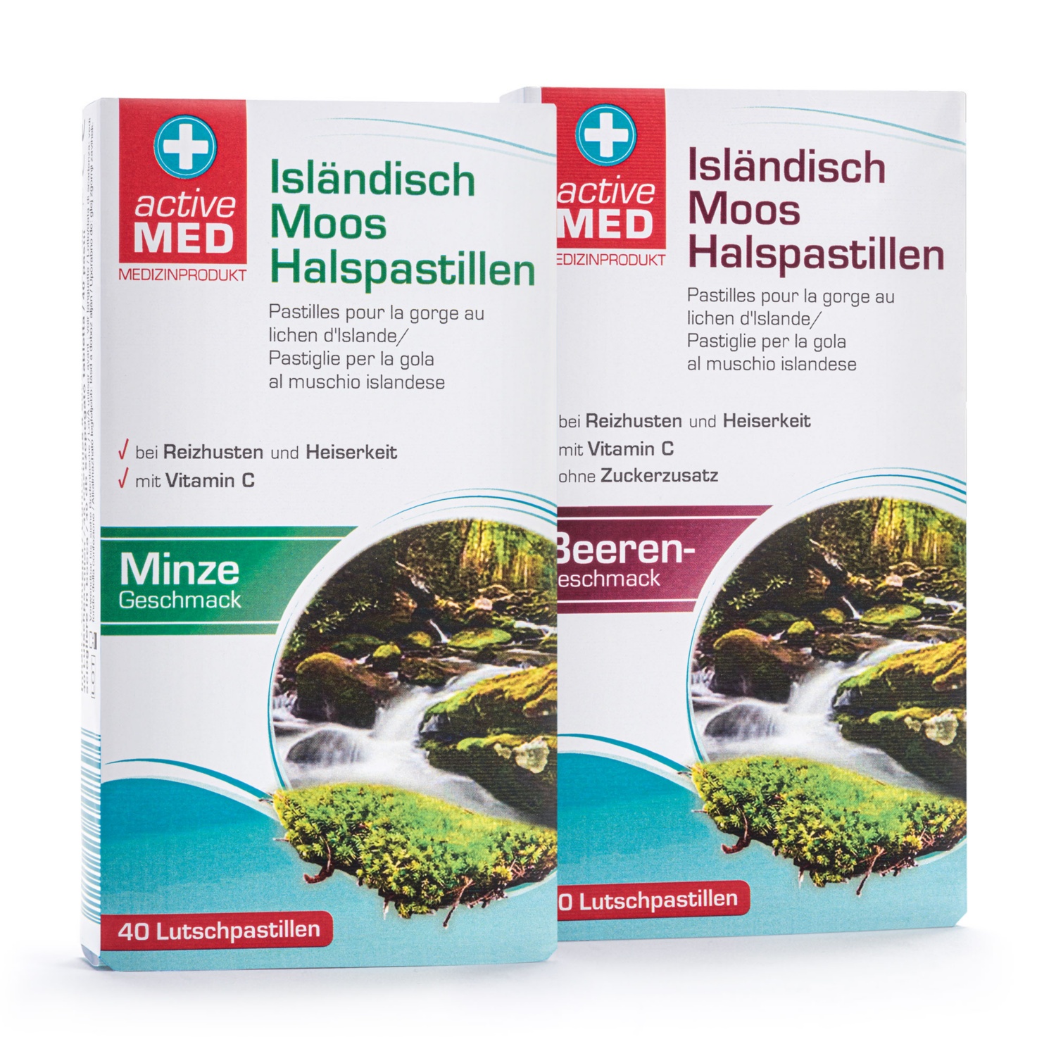 ACTIVE MED Isländisch Moos Halspastillen