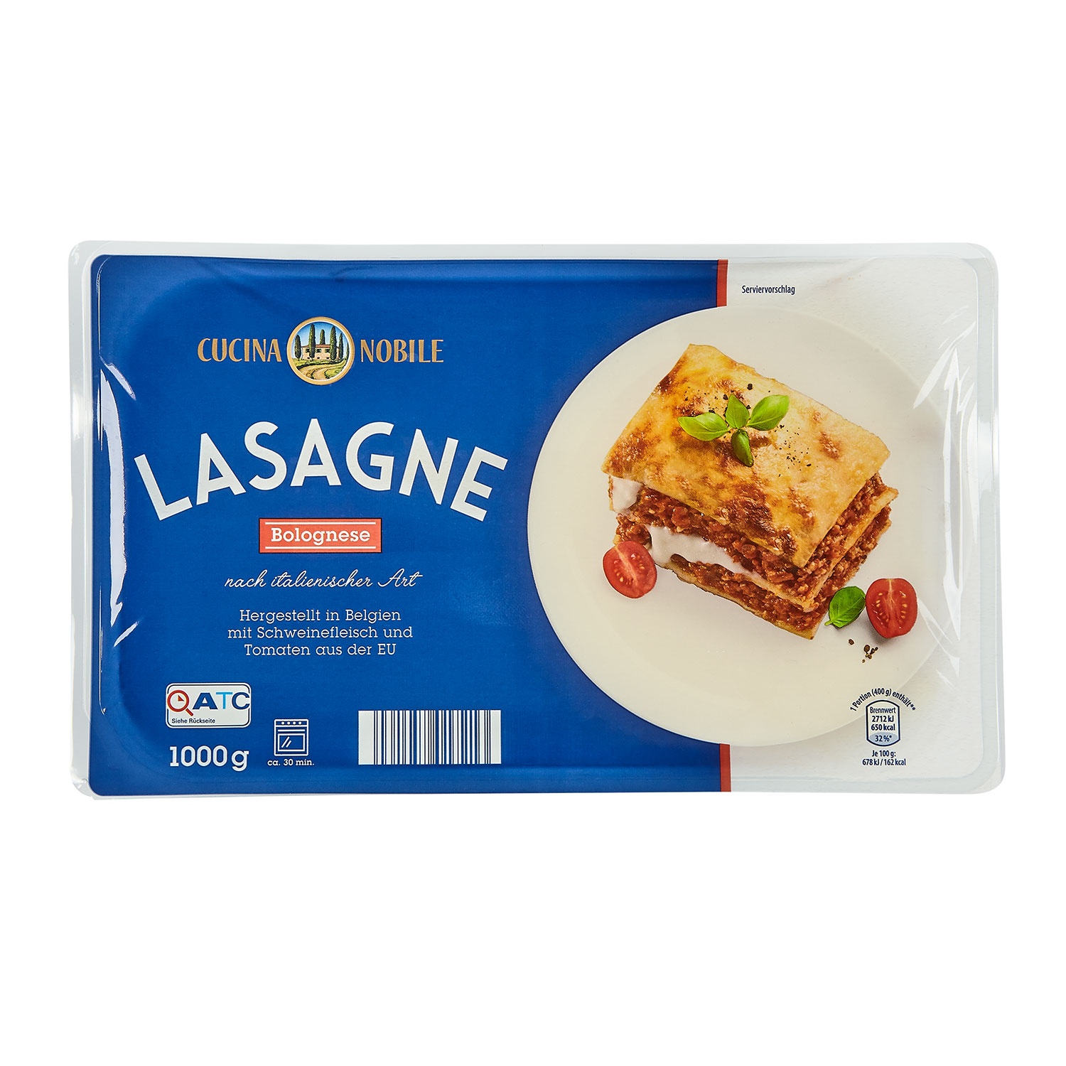 CUCINA NOBILE Lasagne Bolognese 1000 g
