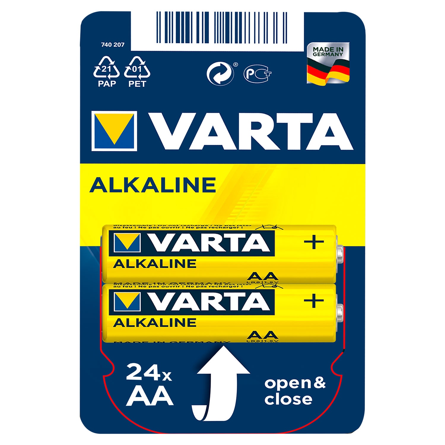 VARTRA Alkaline-Batterien