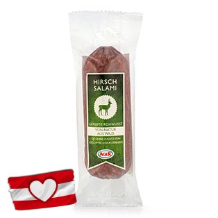 GENUSS 100% AUS ÖSTERREICH Wildsalami, Hirsch