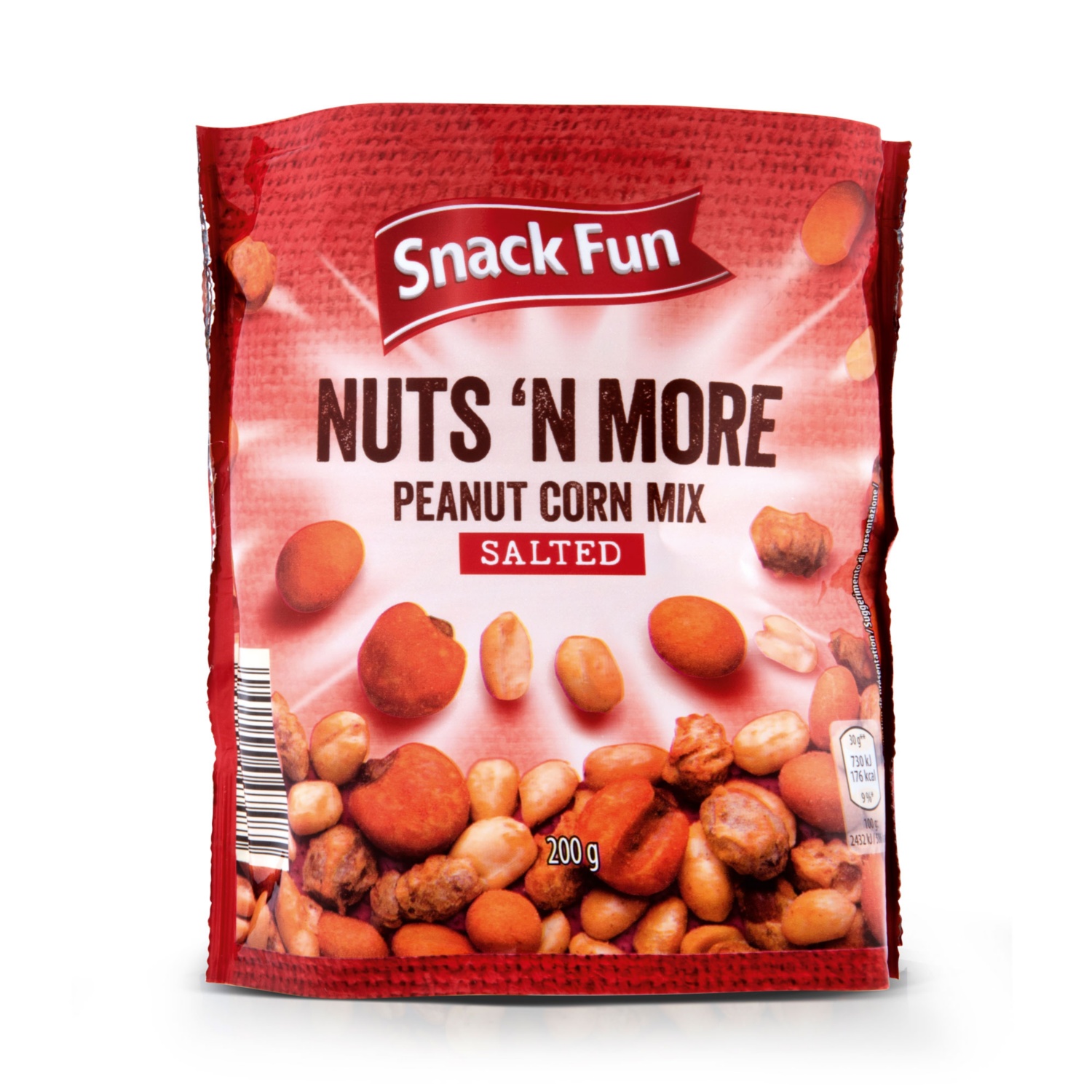SNACK FUN Party Nussmix, Erdnuss-Mais Mix
