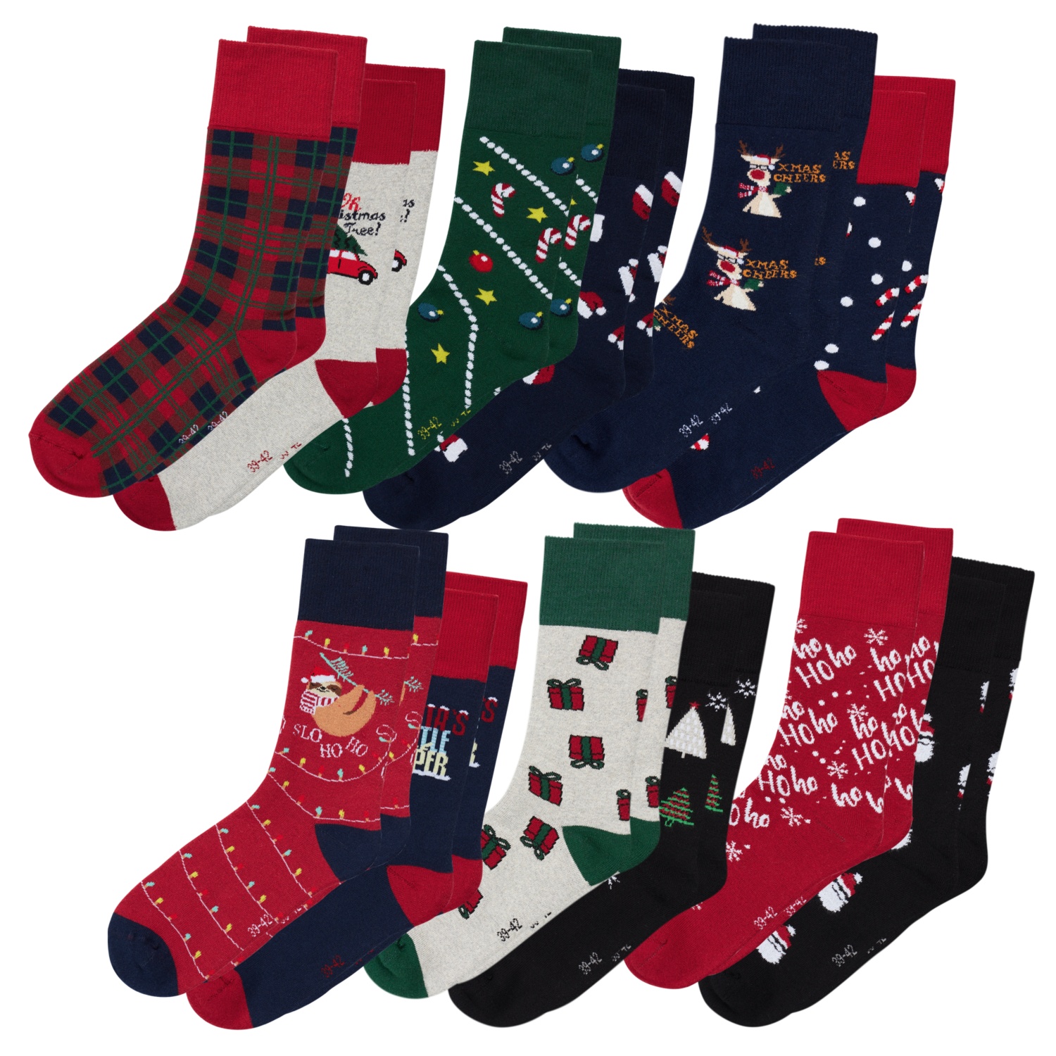 X-Mas-Socken, Doppelpkg.