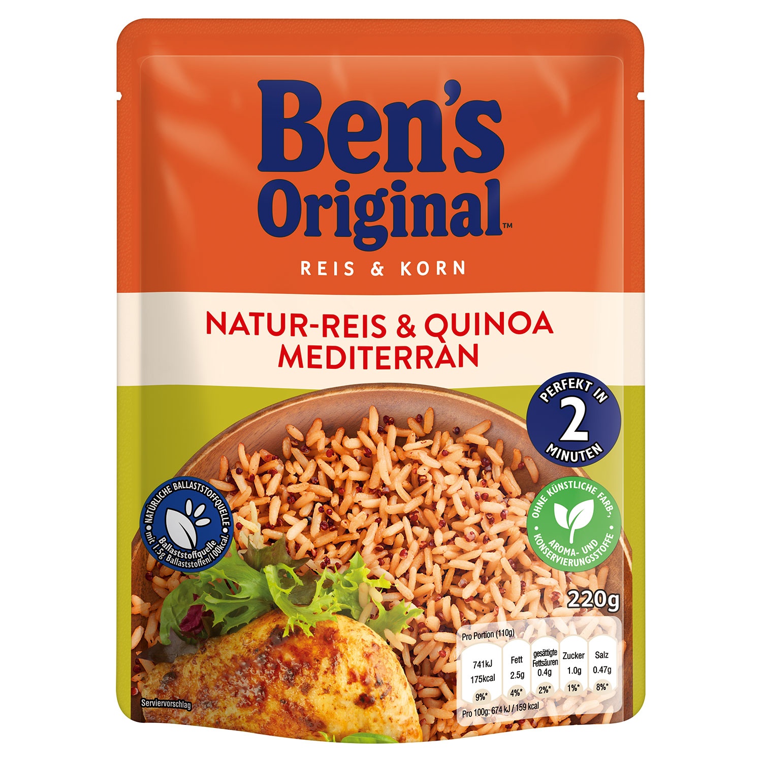 BEN'S ORIGINAL Express Reis & Korn/Sonnenweizen 220 g
