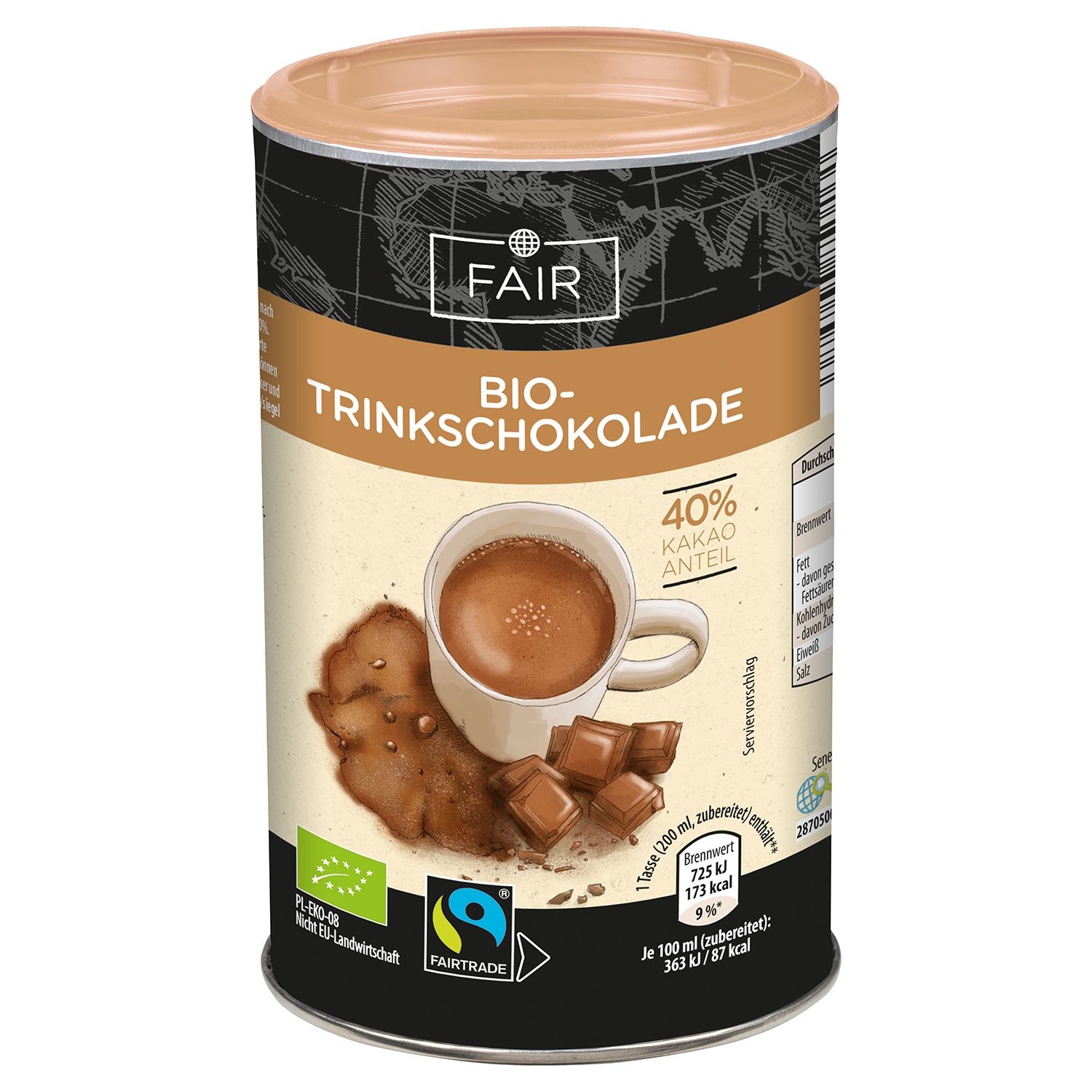 ONE WORLD Bio-Fairtrade Trinkschokolade 220 g