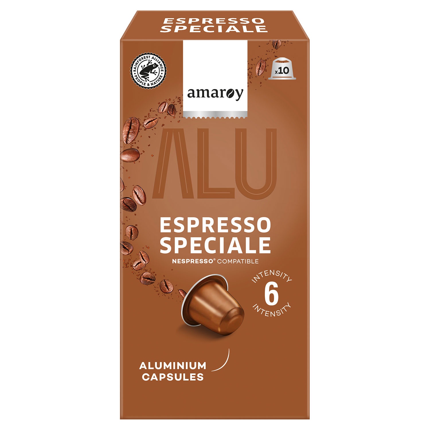 AMAROY Aluminium Kaffeekapseln Espresse Speciale 55 g