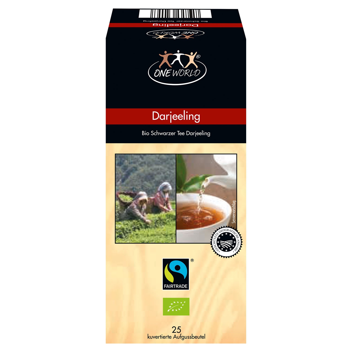 ONE WORLD® Fairtrade® Bio-Tee 50 g
