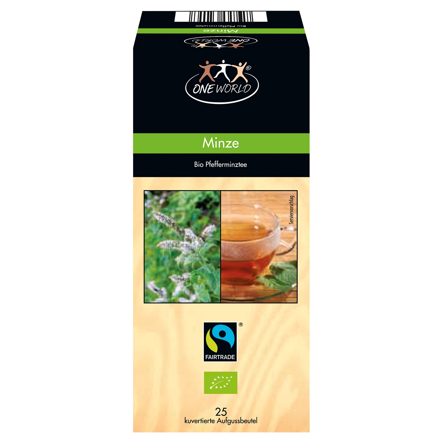 ONE WORLD® Fairtrade® Bio-Tee 56,25 g
