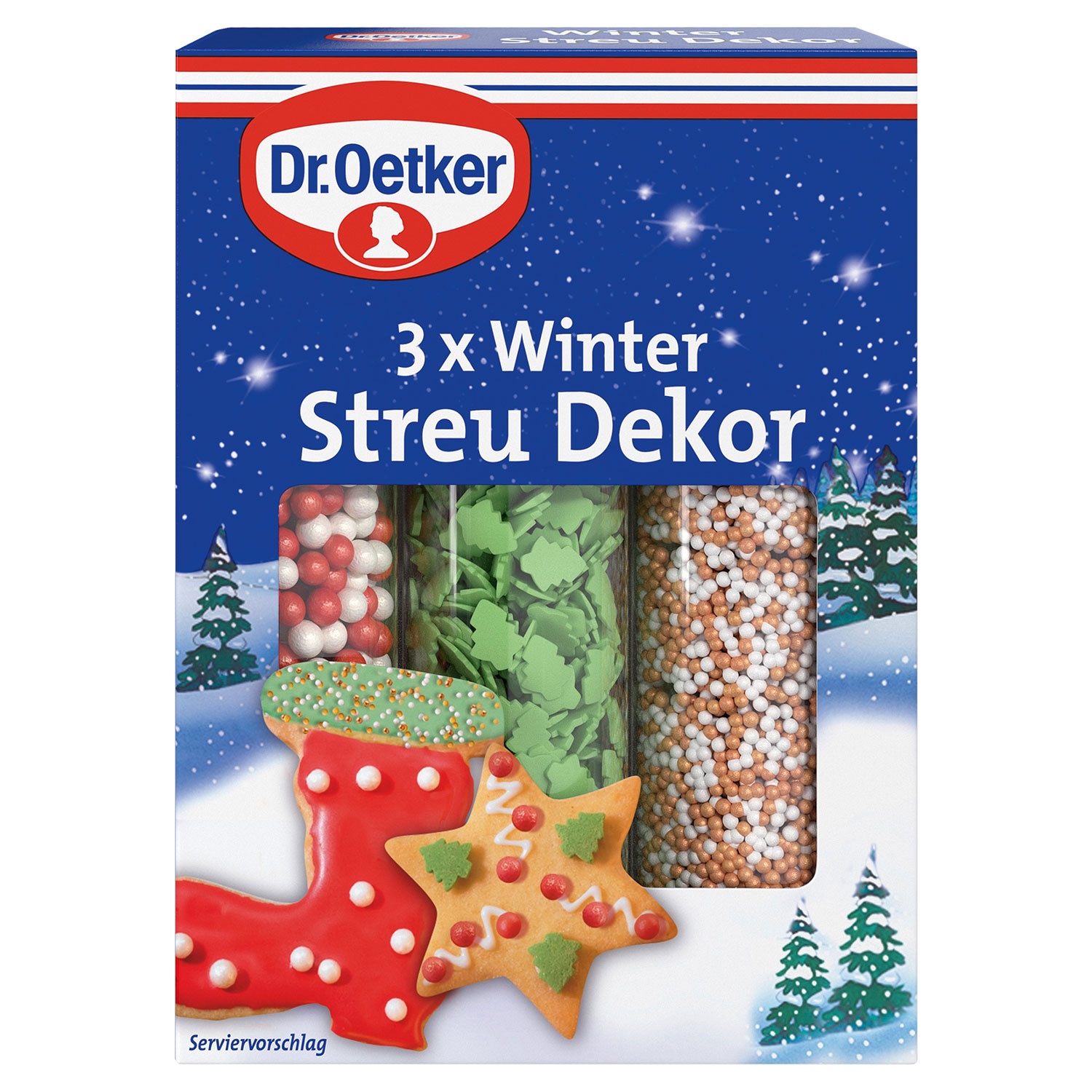 DR. OETKER Winter-Streu-Dekor 82 g