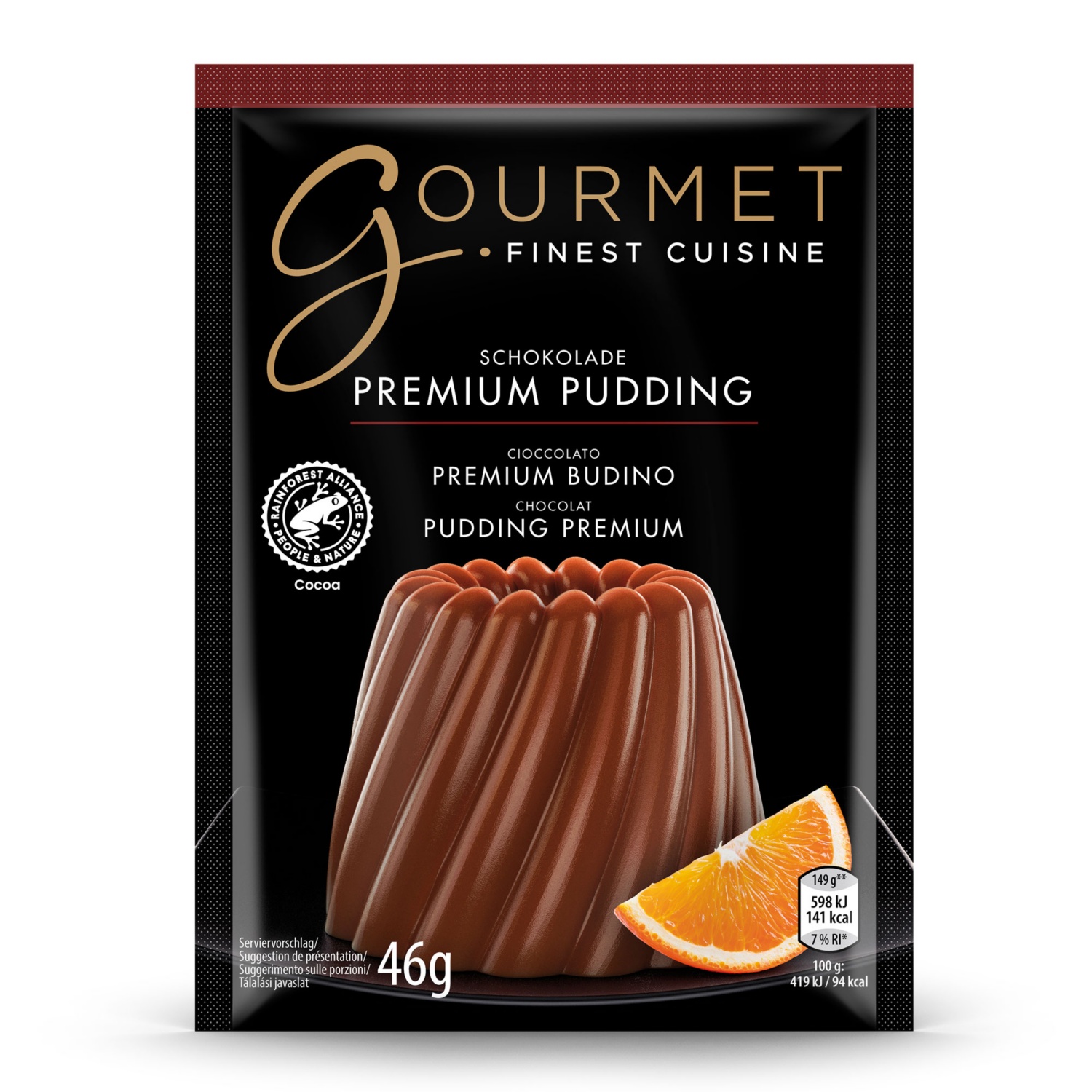 GOURMET Pudding, Schokolade