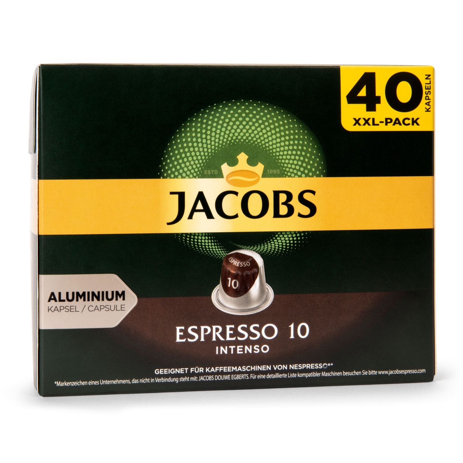 JACOBS Nespresso®-kompatible Café-Kapseln, Espresso 10