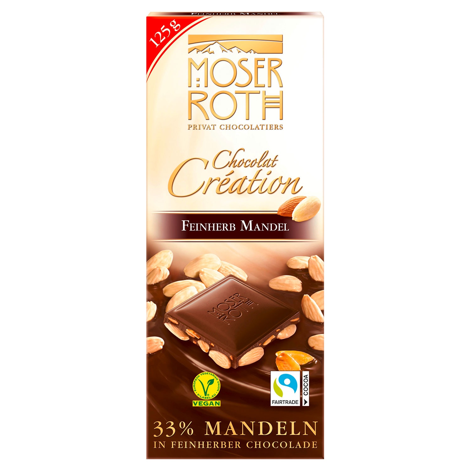 MOSER ROTH Chocolat Création 125 g