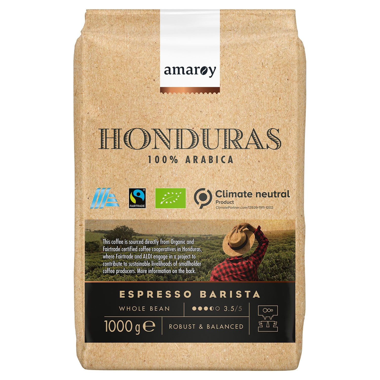 AMAROY Honduras Projektkaffee 1 kg 