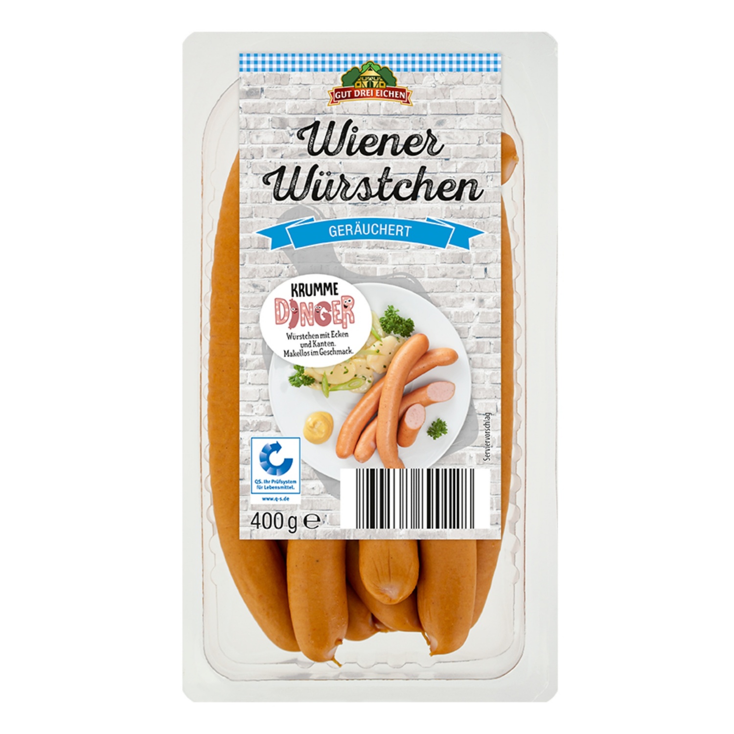 GUT DREI EICHEN Wiener Krumme Dinger 400 g