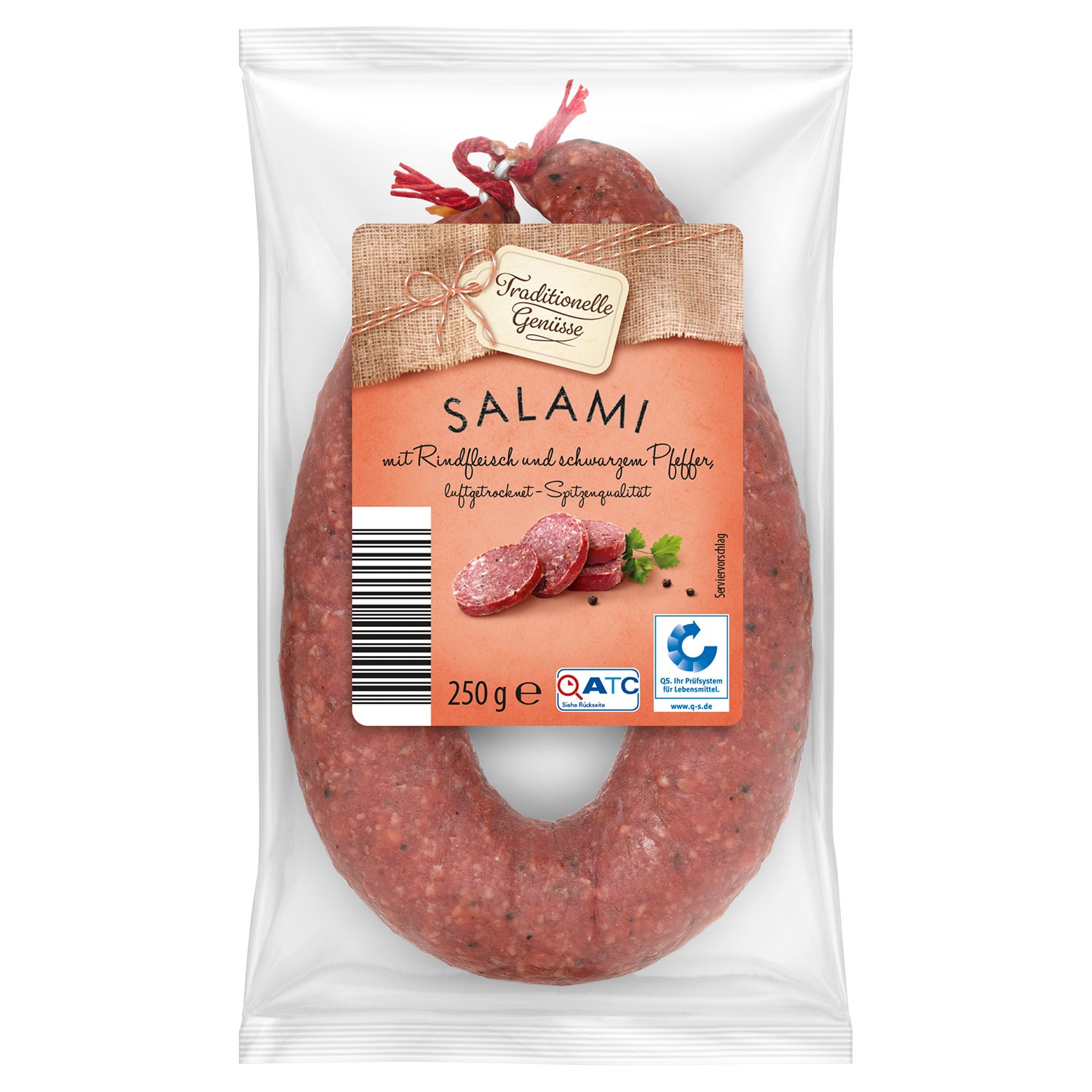 TRADITIONELLE GENÜSSE Salami-Spezialität 250 g