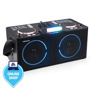 MEDION® LIFE® X61420 Party Lautsprecher mit DJ-Controller