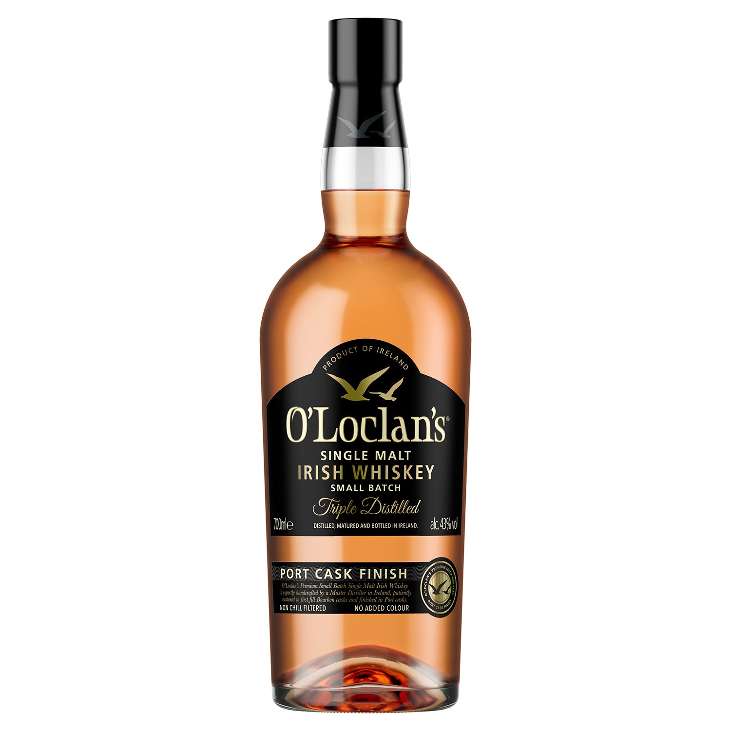 O’LOCLAN’S Single Malt – Irish Whiskey – Port Cask Finish – Small Batch 0,7 l