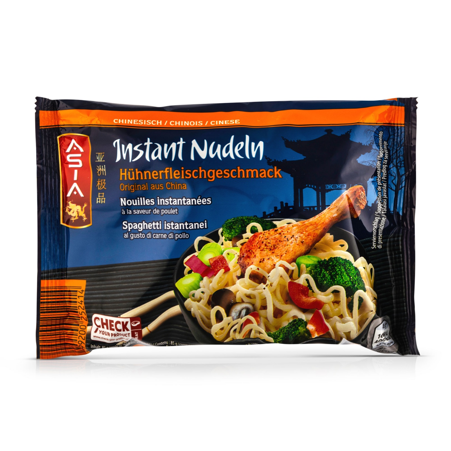 ASIA Instant Nudelgericht, Hühnerfleischgeschmack