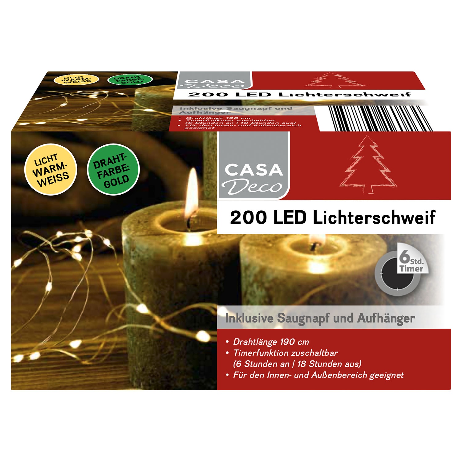 CASA DECO 200-LED-Lichterschweif