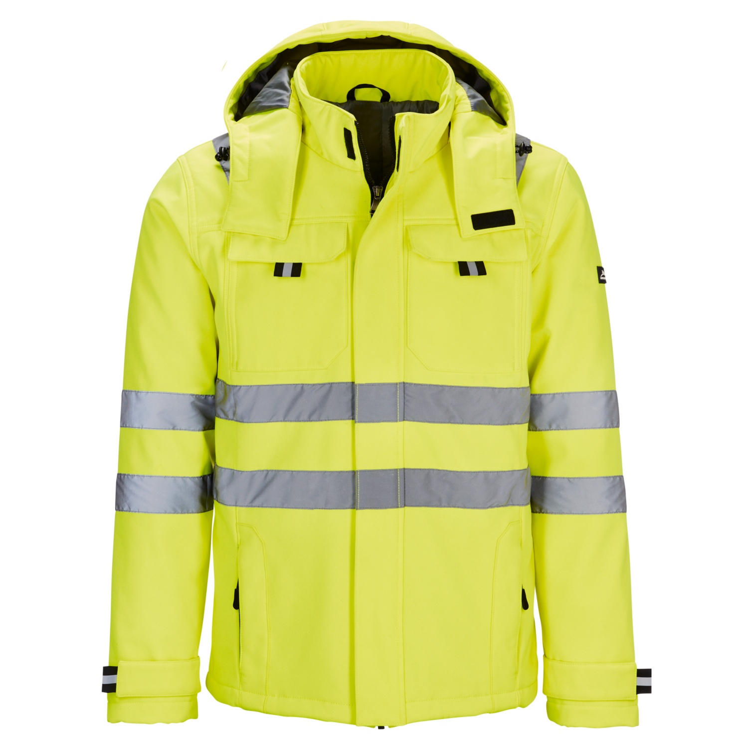 KING CRAFT FASHION Herren-Warnschutz-Softshelljacke