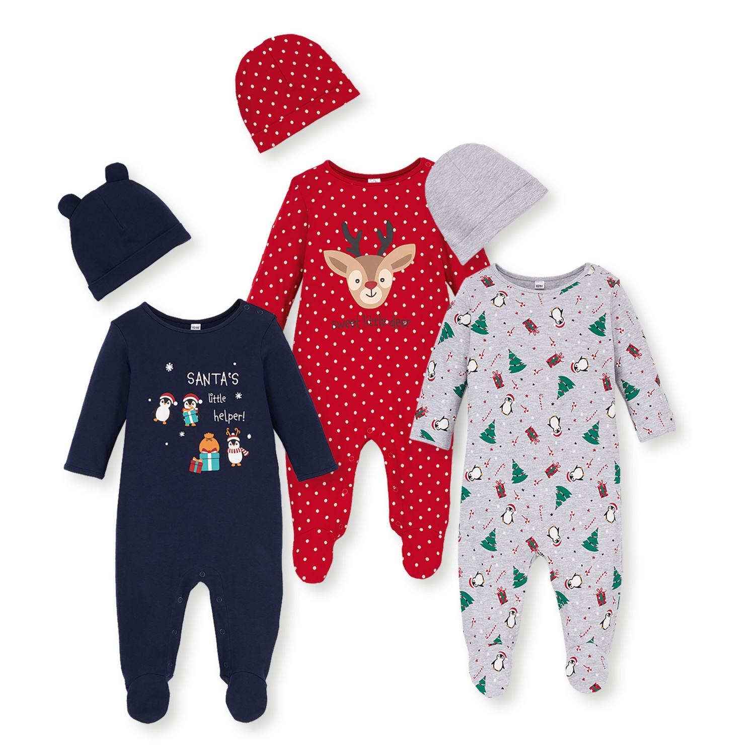 IMPIDIMPI Baby-Xmas-Overall