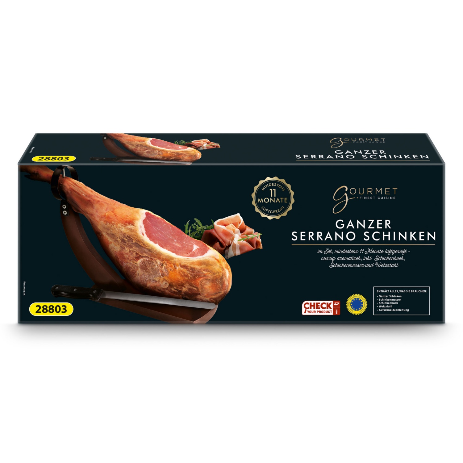 GOURMET Original spanischer Serrano Schinken