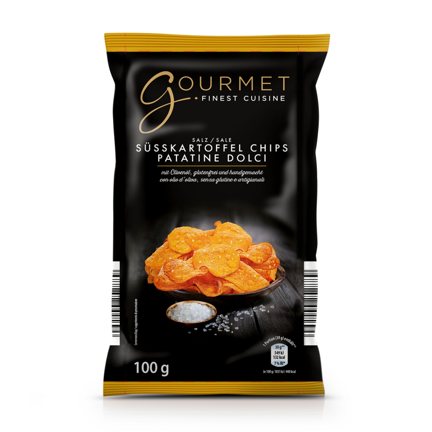 GOURMET Gemüsechips, Süßkartoffel Salz