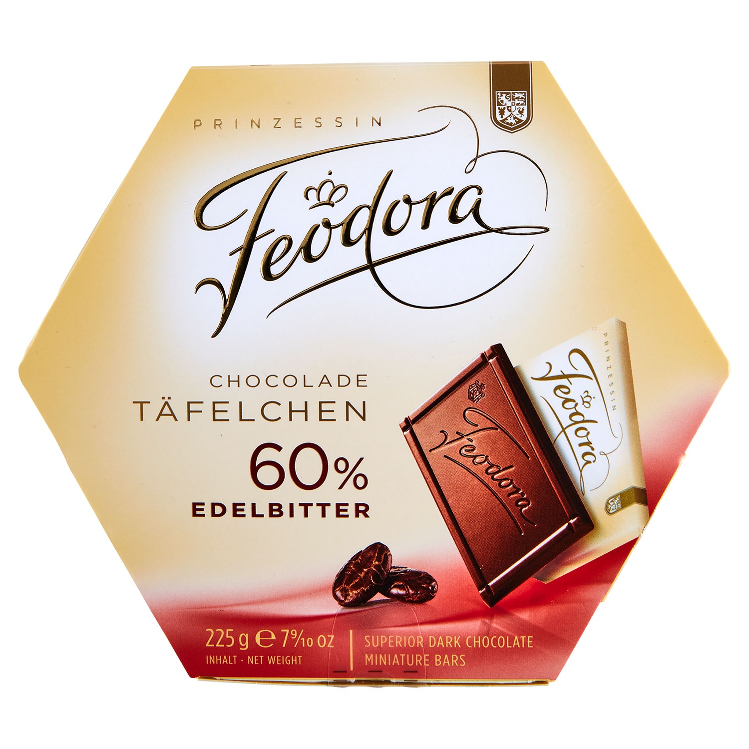 FEODORA Chocolade Täfelchen 225 g