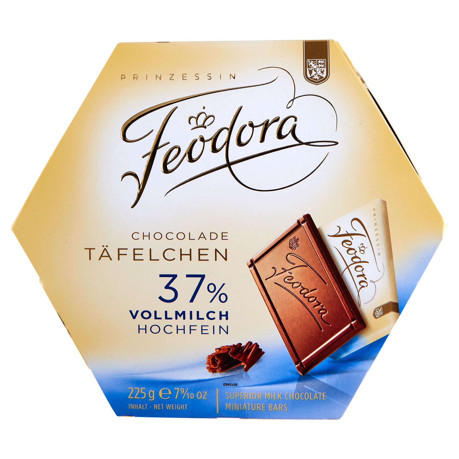 FEODORA Chocolade Täfelchen 225 g
