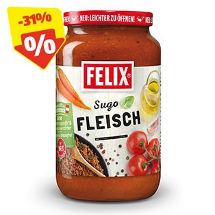 FELIX Sugo, Fleisch