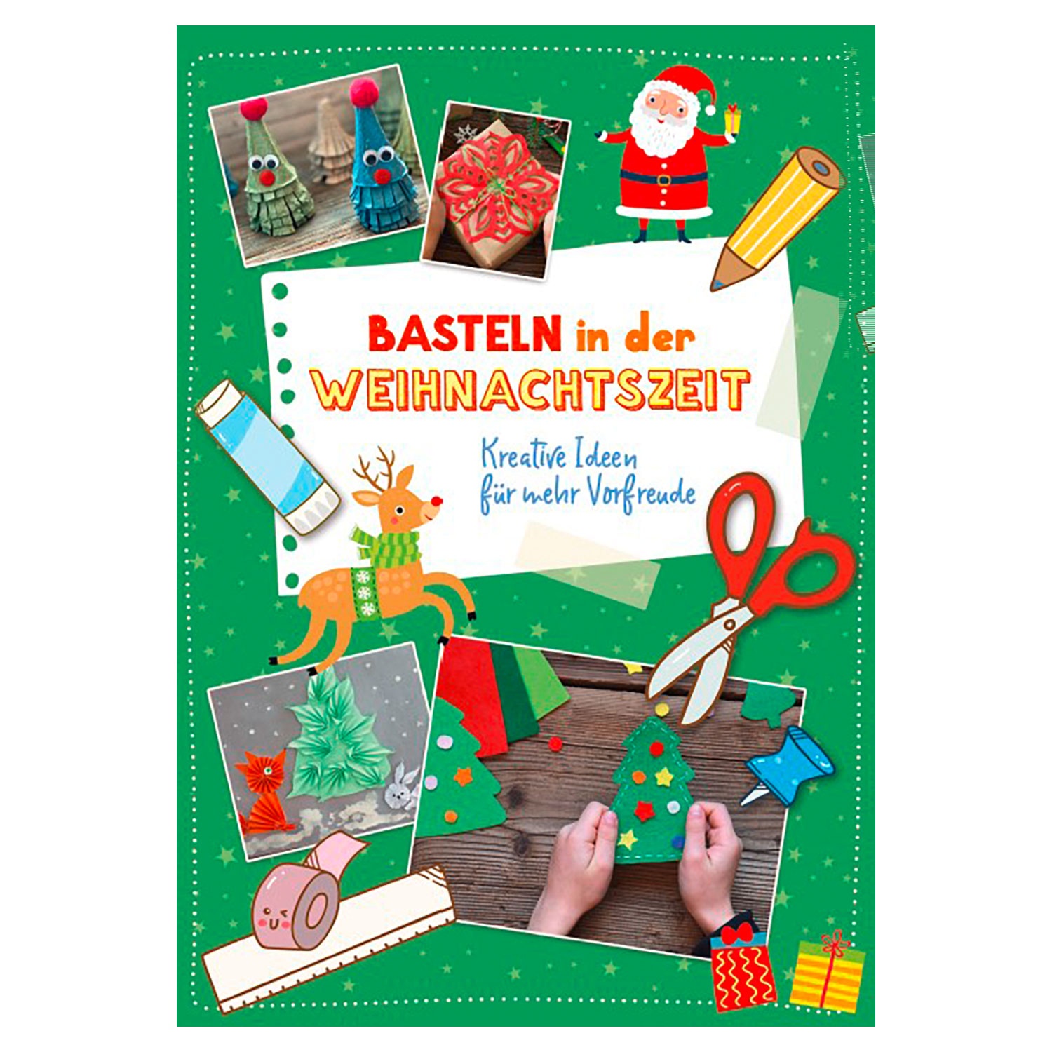 Weihnachtliches Mal-, Sticker- oder Bastelbuch
