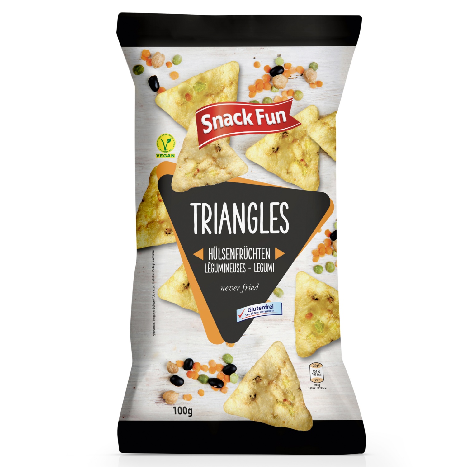 Mais Triangles, Hülsenfrüchte