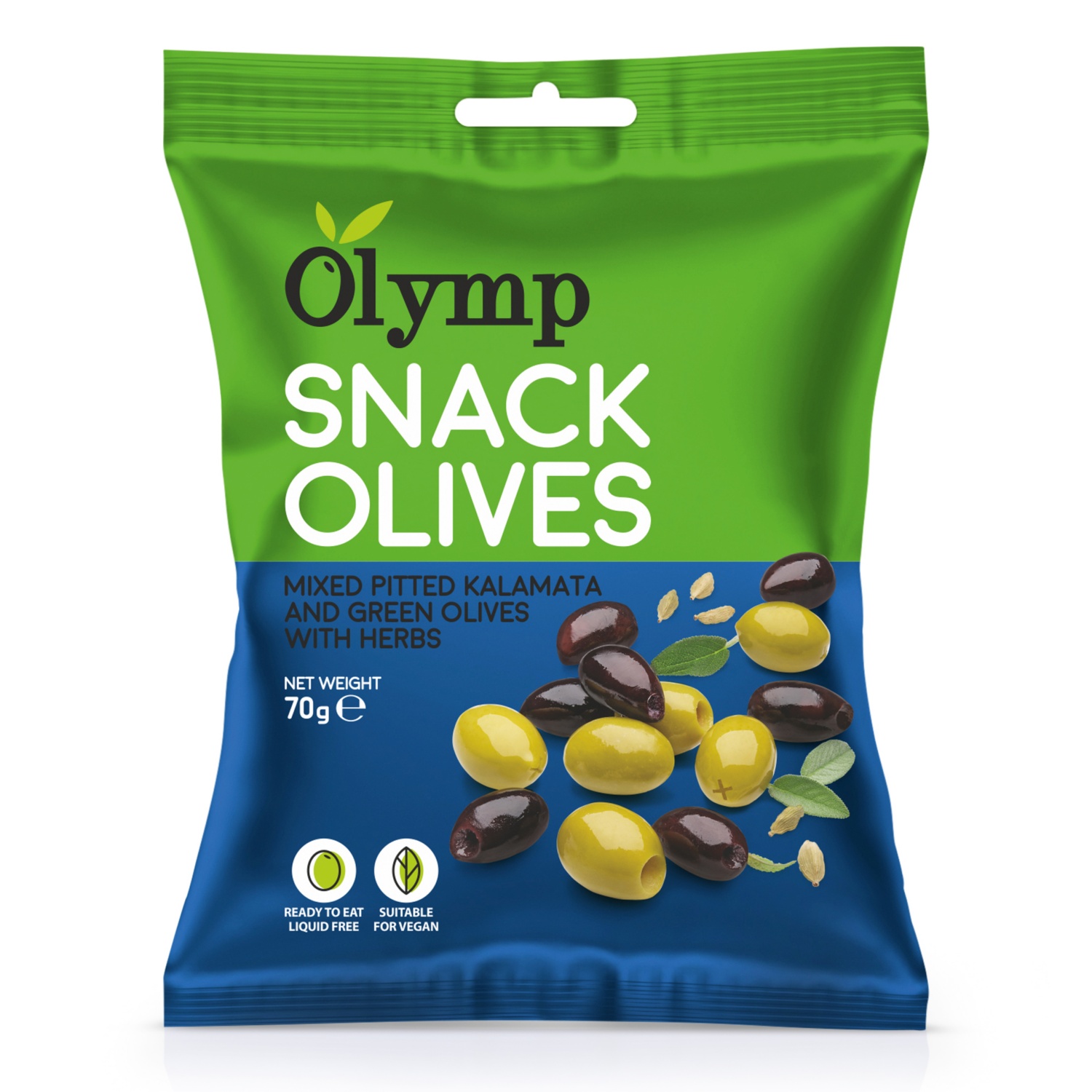 Snack Oliven, Kräuter