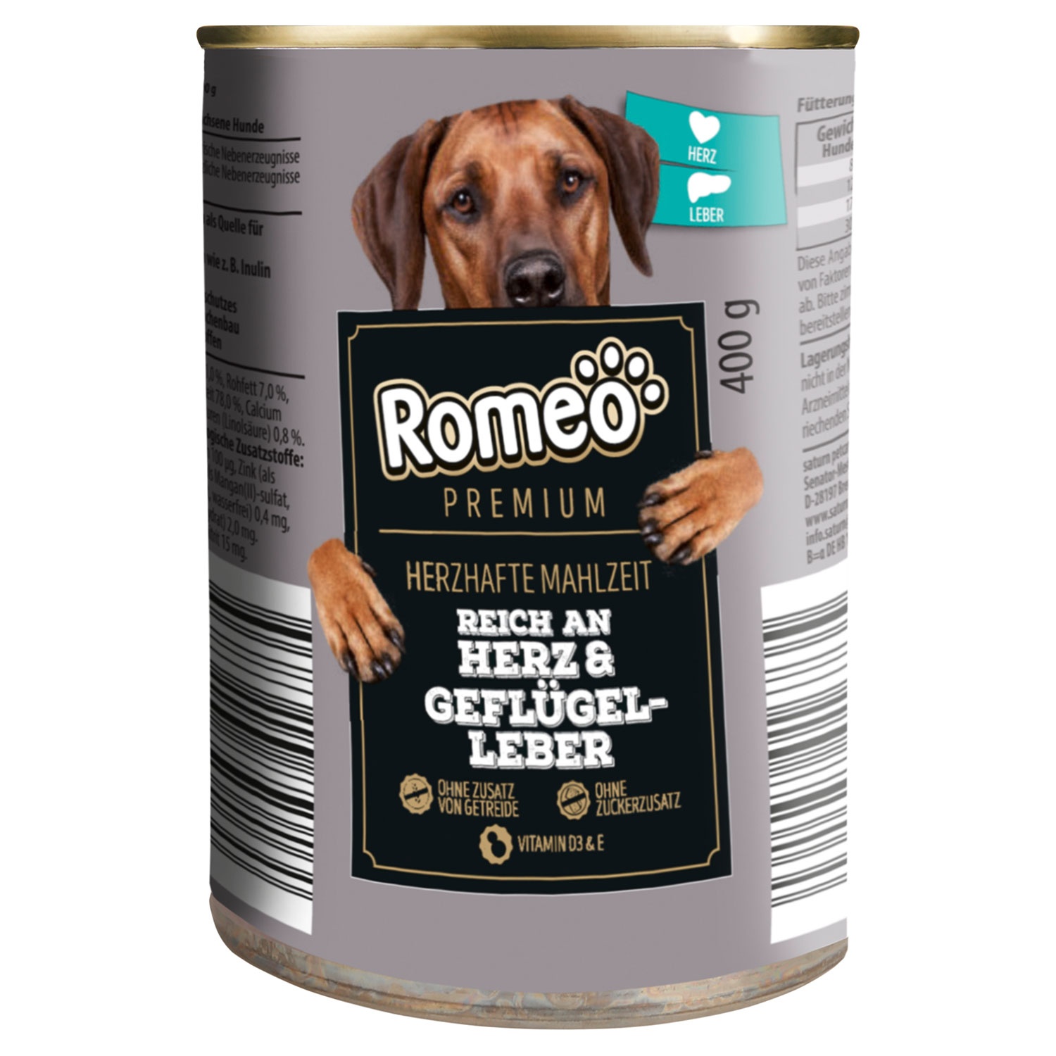 ROMEO PREMIUM Hundenassfutter 400 g