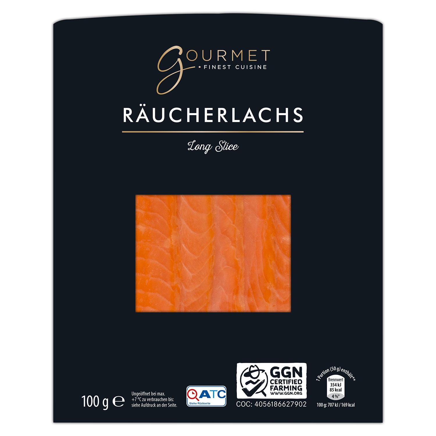 GOURMET FINEST SELECTION Räucherlachs Long Slice 100 g