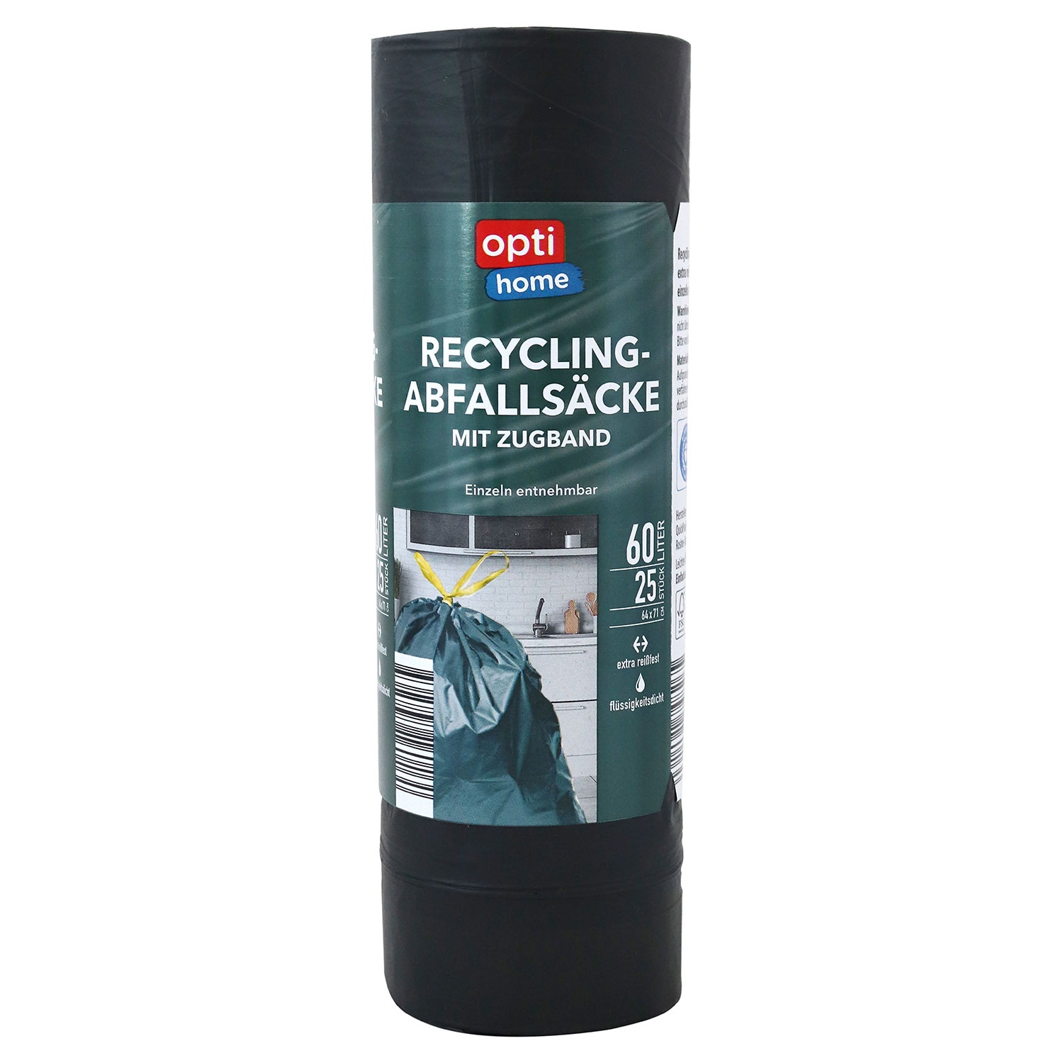 OPTIHOME Recycling-Abfallsäcke, 25er-Packung
