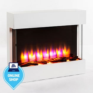 CROWNFLAME Elektrischer Wandkamin Alva