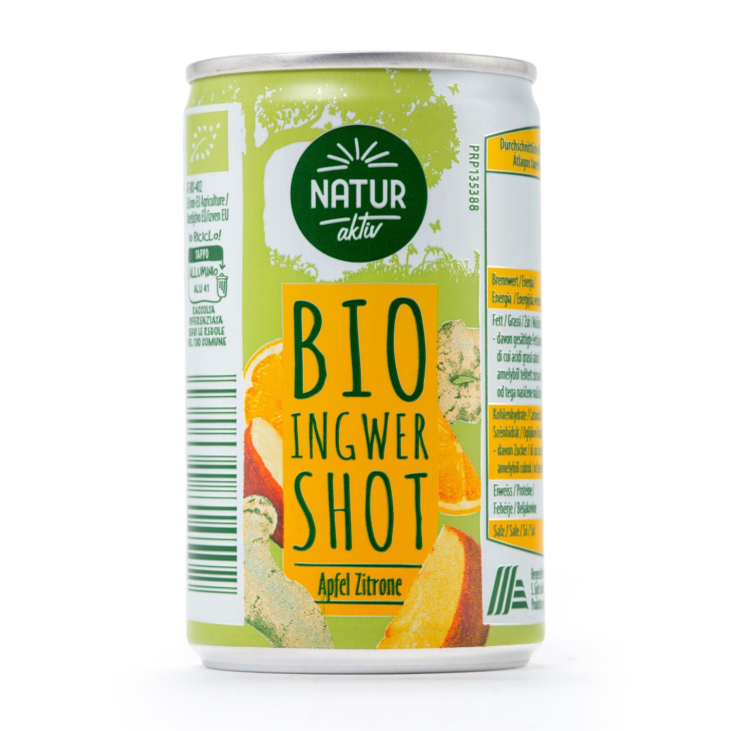 NATUR AKTIV BIO Shots, Ingwer-Zitrone
