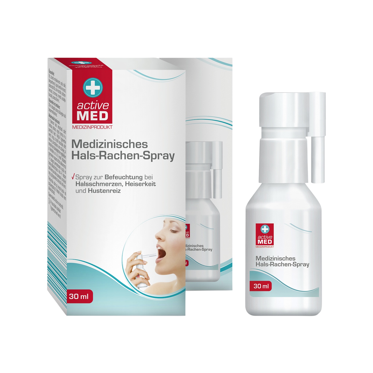 ACTIVE MED Spray médical pour la gorge et le pharynx