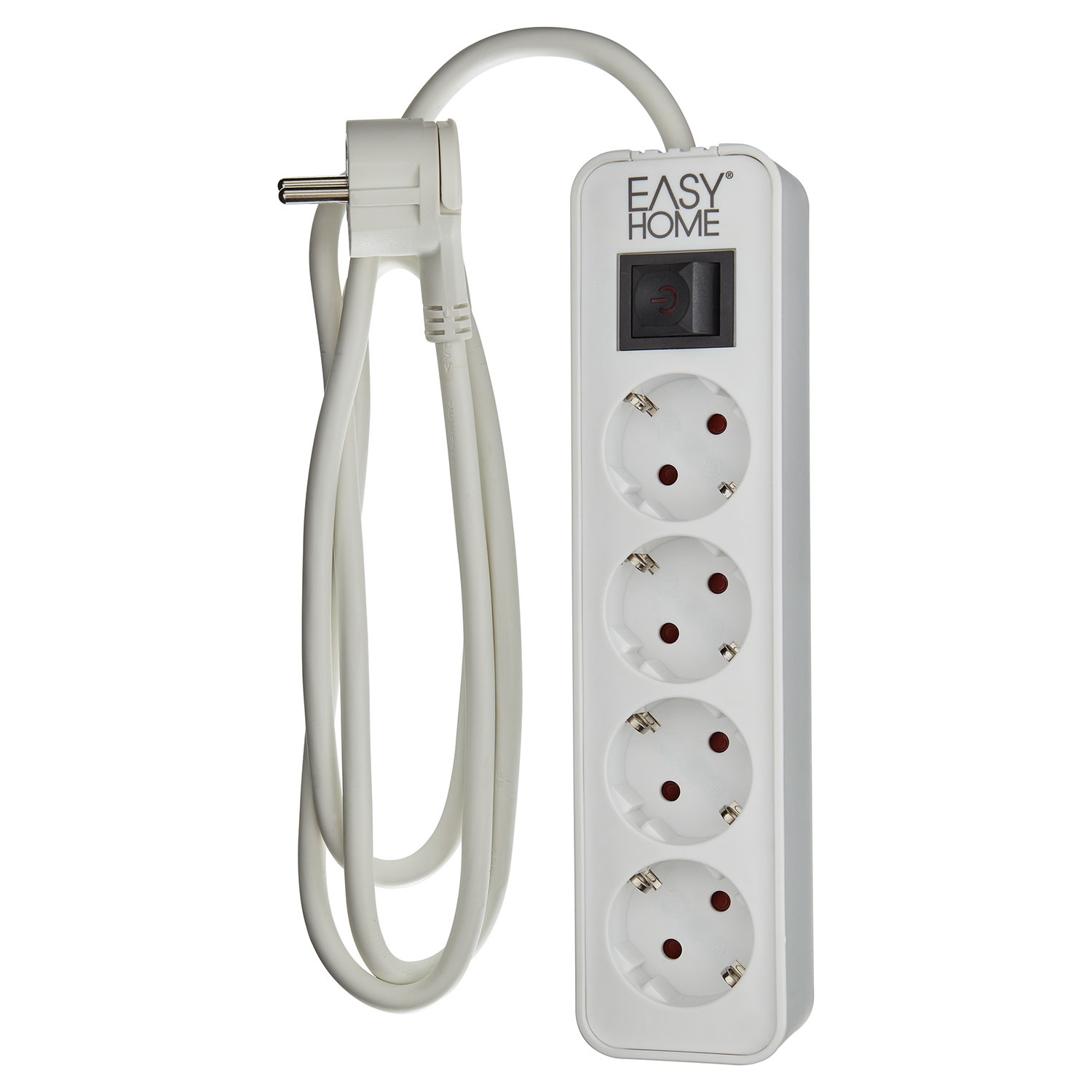 EASY HOME® Design-Steckdosenleiste mit Schalter