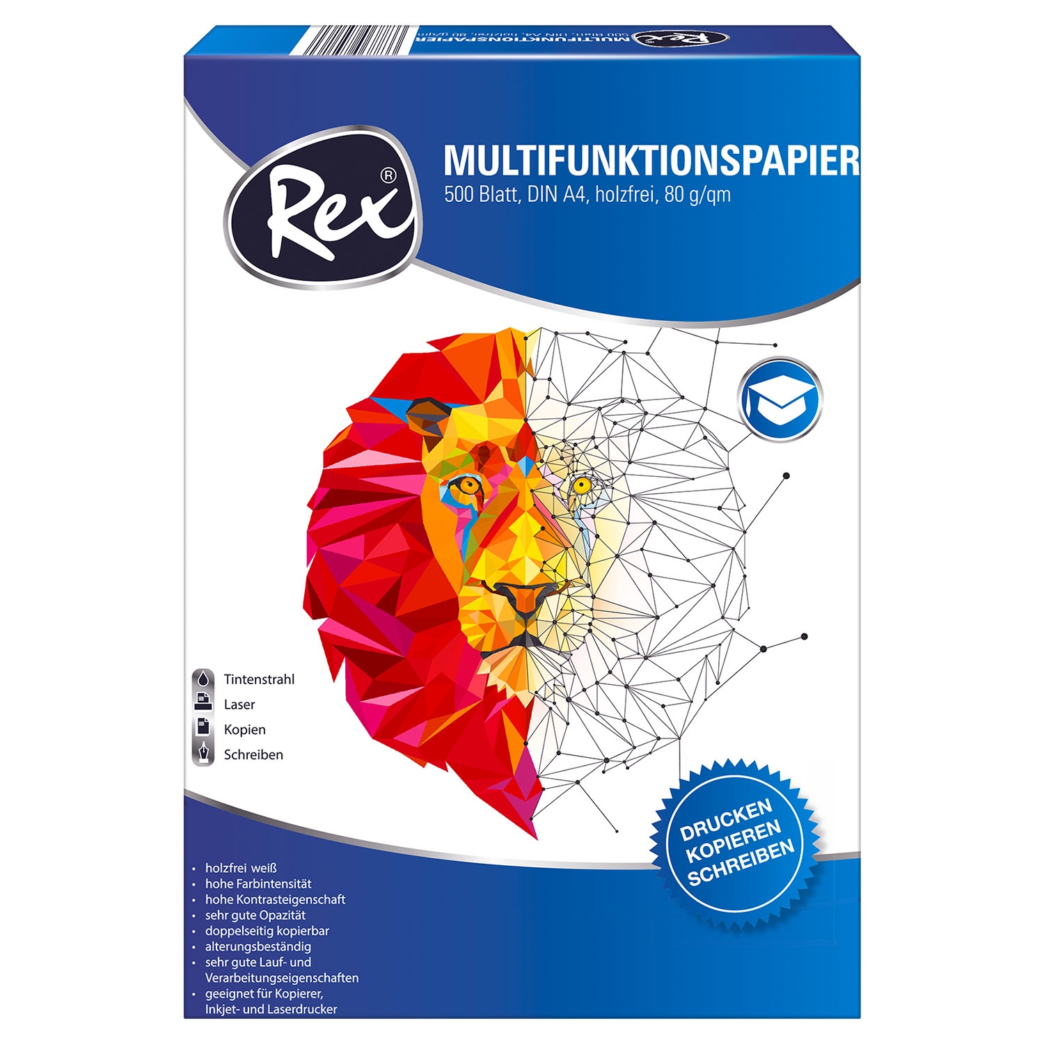 REX® Multifunktionspapier 500 Blatt