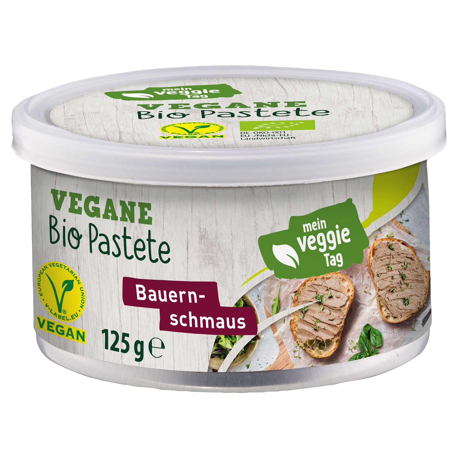 MEIN VEGGIE TAG Vegane Bio-Pastete 125 g