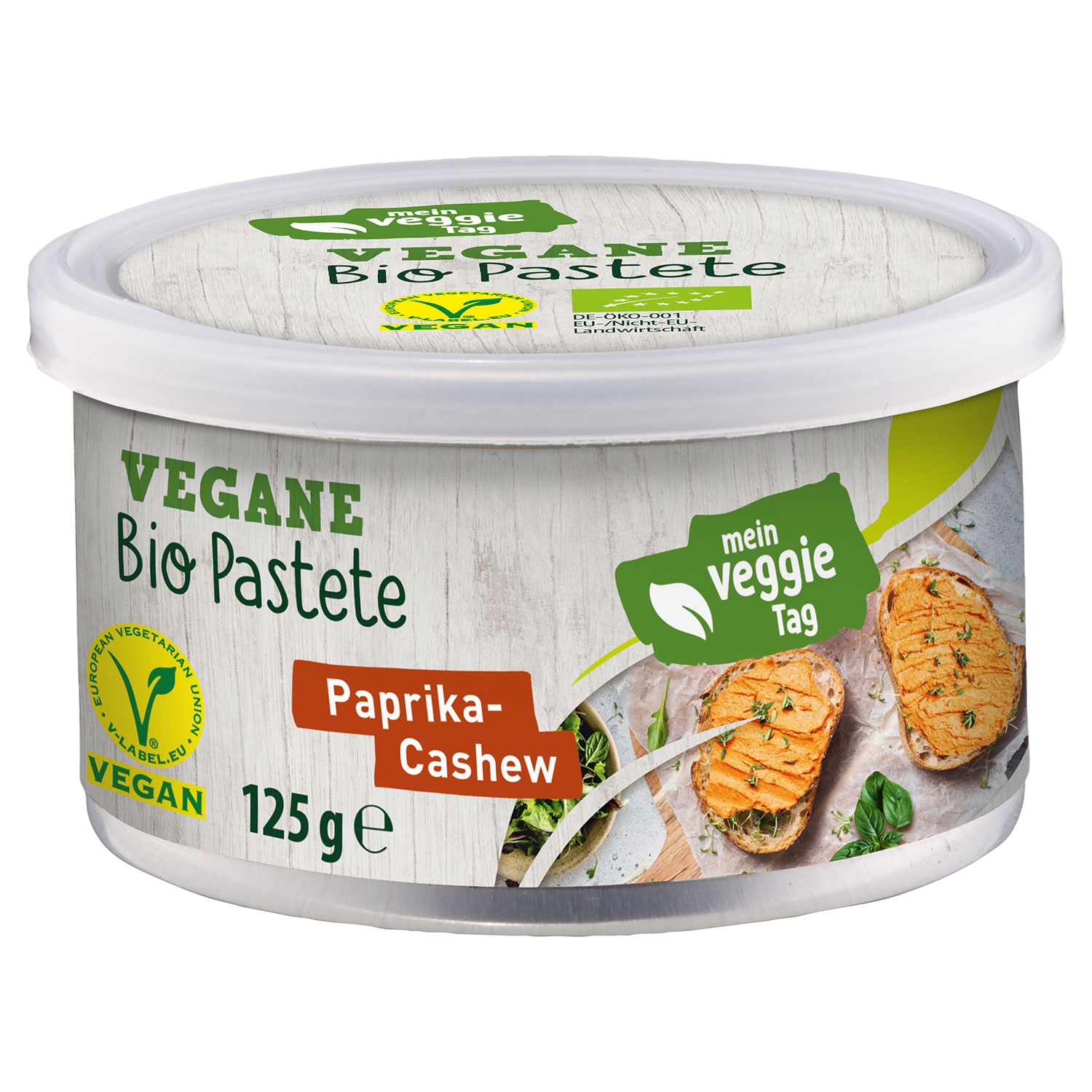 MEIN VEGGIE TAG Vegane Bio-Pastete 125 g