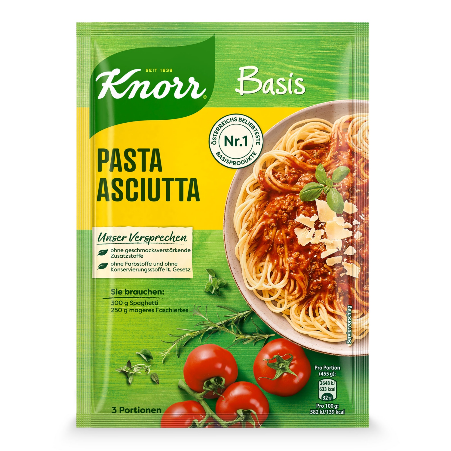KNORR Basis mit PA, Pasta Asiutta