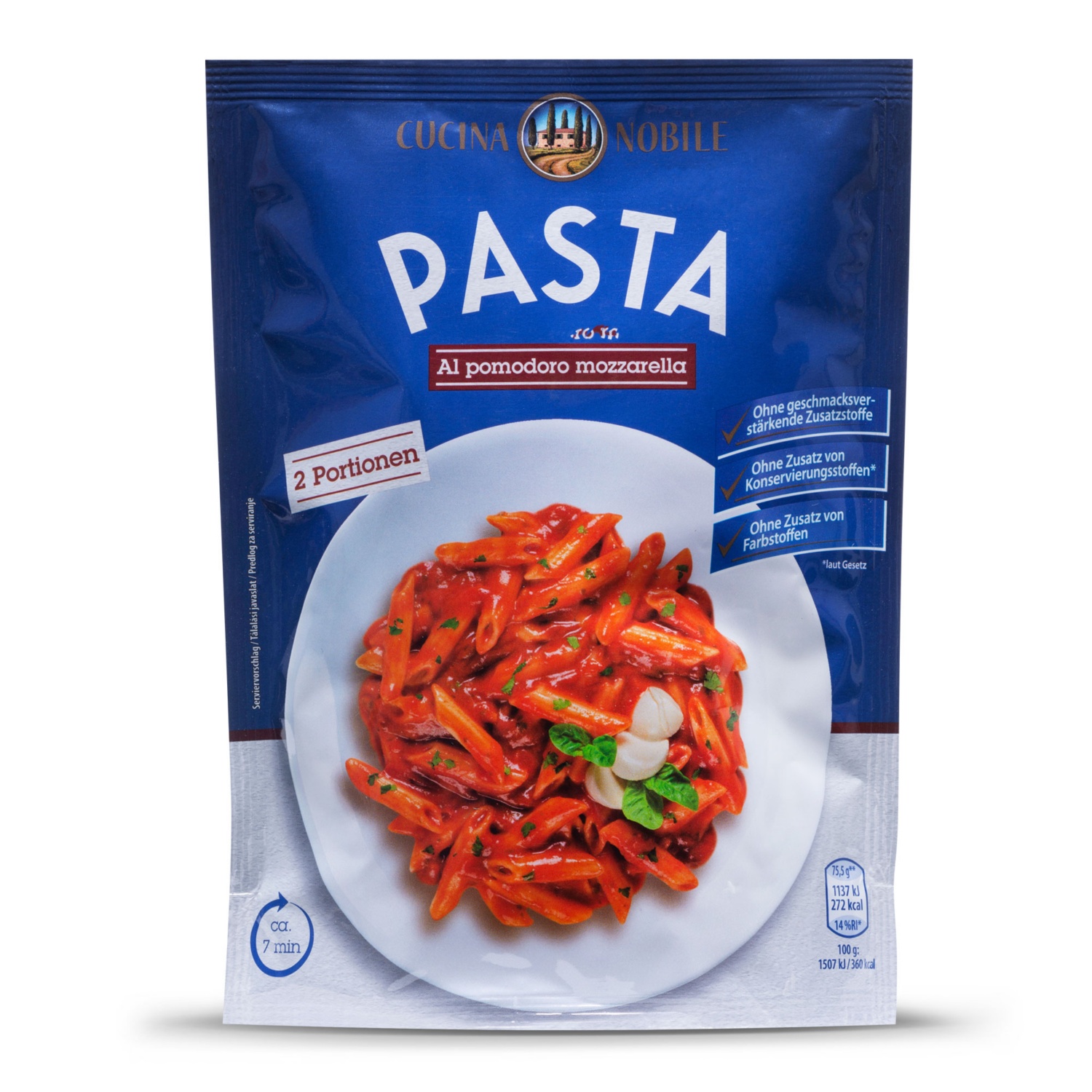 CUCINA NOBILE Nudelfertiggericht, Tomate-Mozzarella
